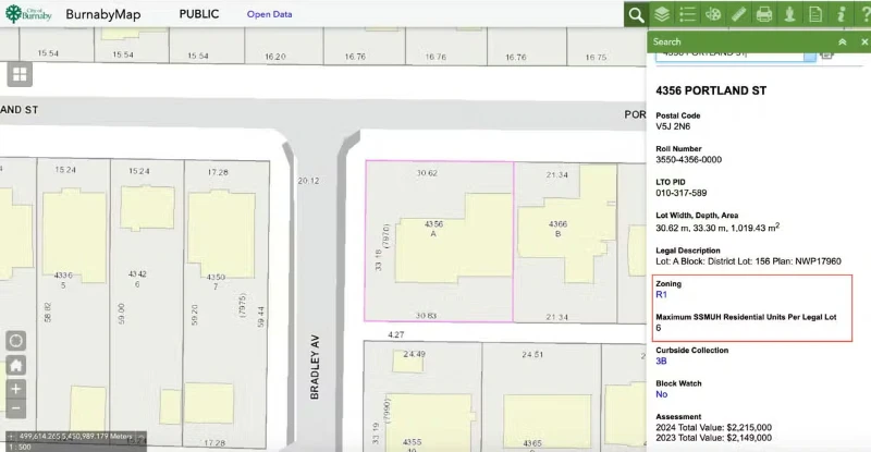 4356 Portland Street Floorplan